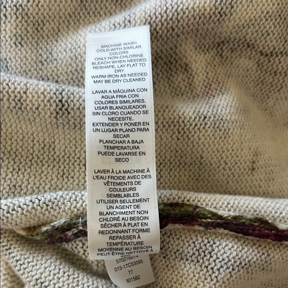 Chico’s Patterned Open Front Cardigan - image 10